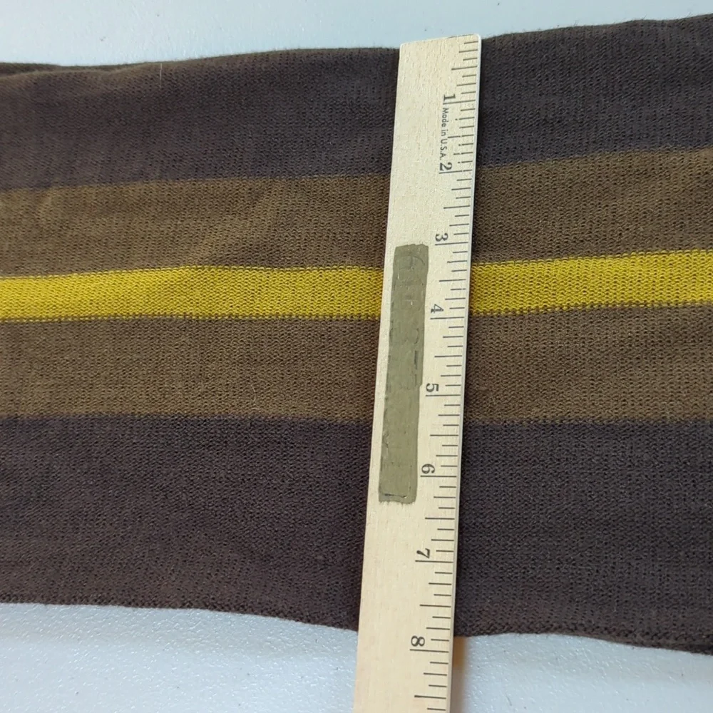 Fossil, reversible scarf shades of brown and gold